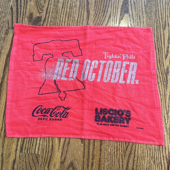 Philadelphia Phillies Red October Fightin’ Phils Rally 3 Towels NWOT - Picture 4 of 8